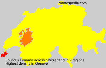 Surname Firmann in Switzerland Surname Firmann in Switzerland