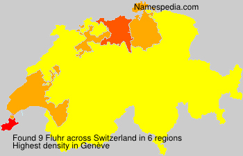 Surname Fluhr in Switzerland Surname Fluhr in Switzerland