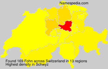 Surname Fohn in Switzerland Surname Fohn in Switzerland