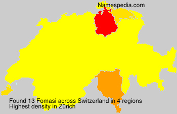 Surname Fomasi in Switzerland Surname Fomasi in Switzerland