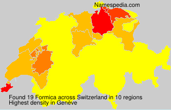 Surname Formica in Switzerland Surname Formica in Switzerland