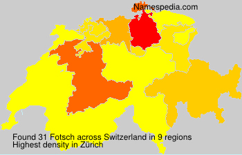 Surname Fotsch in Switzerland Surname Fotsch in Switzerland