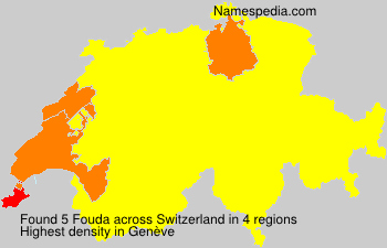 Surname Fouda in Switzerland Surname Fouda in Switzerland