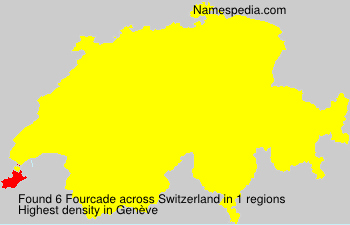 Surname Fourcade in Switzerland