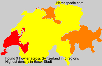 Surname Fowler in Switzerland Surname Fowler in Switzerland
