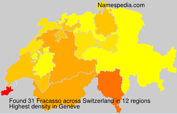 Surname Fracasso in Switzerland Surname Fracasso in Switzerland