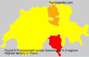 Surname Franceschelli in Switzerland Surname Franceschelli in Switzerland