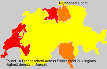 Surname Franceschetti in Switzerland Surname Franceschetti in Switzerland