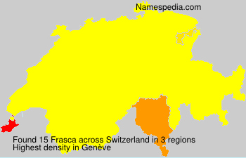 Surname Frasca in Switzerland Surname Frasca in Switzerland