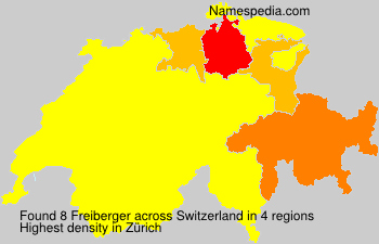 Surname Freiberger in Switzerland Surname Freiberger in Switzerland