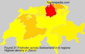 Surname Freihofer in Switzerland Surname Freihofer in Switzerland