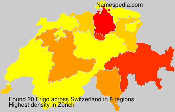 Surname Frigo in Switzerland Surname Frigo in Switzerland