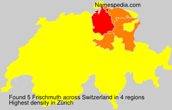 Surname Frischmuth in Switzerland Surname Frischmuth in Switzerland