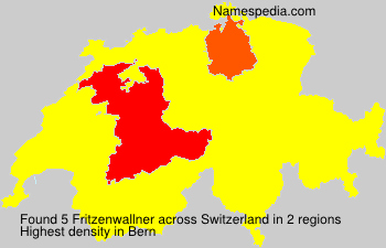 Surname Fritzenwallner in Switzerland Surname Fritzenwallner in Switzerland