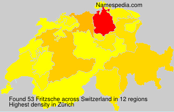 Surname Fritzsche in Switzerland Surname Fritzsche in Switzerland