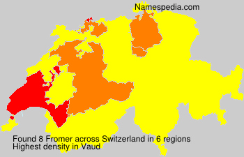 Surname Fromer in Switzerland Surname Fromer in Switzerland