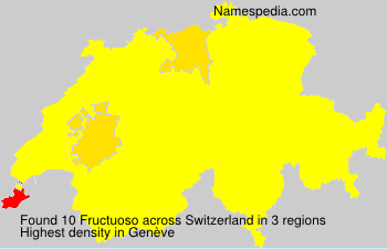 Surname Fructuoso in Switzerland Surname Fructuoso in Switzerland
