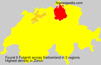 Surname Fulginiti in Switzerland