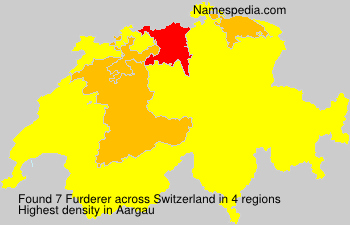 Surname Furderer in Switzerland Surname Furderer in Switzerland