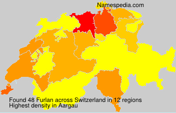 Surname Furlan in Switzerland Surname Furlan in Switzerland
