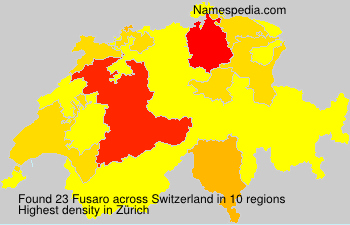 Surname Fusaro in Switzerland Surname Fusaro in Switzerland