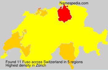 Surname Fuso in Switzerland Surname Fuso in Switzerland