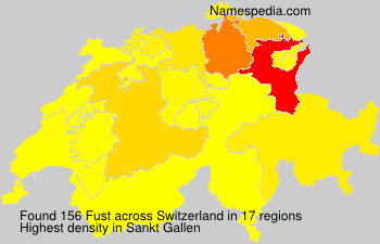 Surname Fust in Switzerland Surname Fust in Switzerland