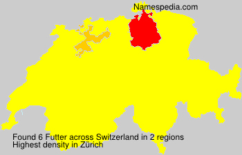 Surname Futter in Switzerland Surname Futter in Switzerland