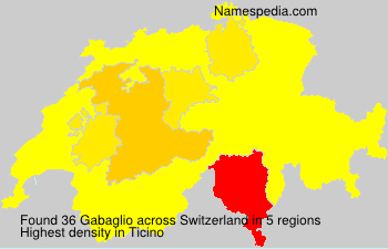 Surname Gabaglio in Switzerland Surname Gabaglio in Switzerland