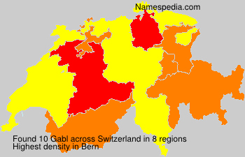 Surname Gabl in Switzerland Surname Gabl in Switzerland