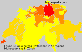 Surname Gaio in Switzerland Surname Gaio in Switzerland