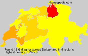 Surname Gallagher in Switzerland Surname Gallagher in Switzerland
