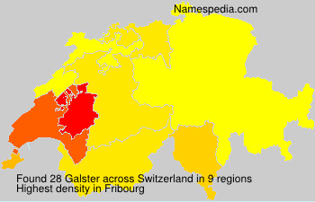 Surname Galster in Switzerland Surname Galster in Switzerland