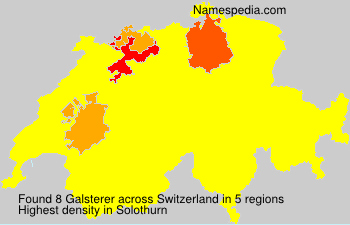 Surname Galsterer in Switzerland Surname Galsterer in Switzerland