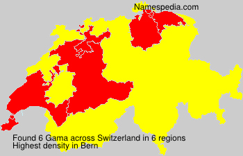Surname Gama in Switzerland Surname Gama in Switzerland