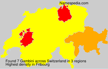 Surname Gambini in Switzerland Surname Gambini in Switzerland