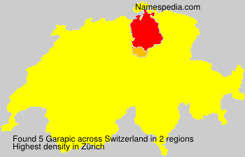 Surname Garapic in Switzerland Surname Garapic in Switzerland