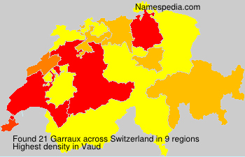 Surname Garraux in Switzerland Surname Garraux in Switzerland