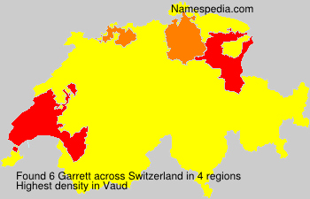 Surname Garrett in Switzerland Surname Garrett in Switzerland