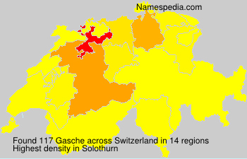 Surname Gasche in Switzerland Surname Gasche in Switzerland