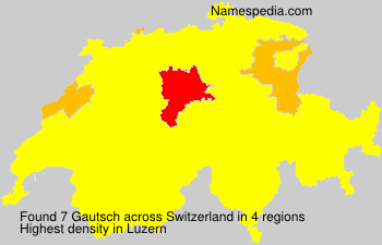 Surname Gautsch in Switzerland Surname Gautsch in Switzerland