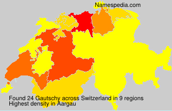 Surname Gautschy in Switzerland Surname Gautschy in Switzerland