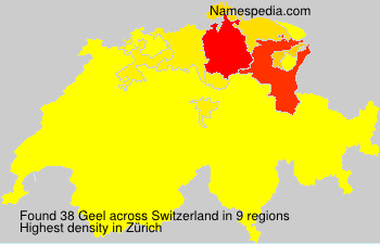 Surname Geel in Switzerland Surname Geel in Switzerland