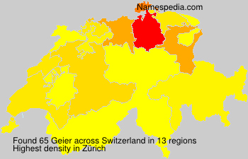 Surname Geier in Switzerland Surname Geier in Switzerland