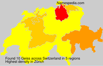 Surname Geiss in Switzerland Surname Geiss in Switzerland