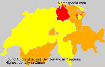 Surname Geist in Switzerland Surname Geist in Switzerland
