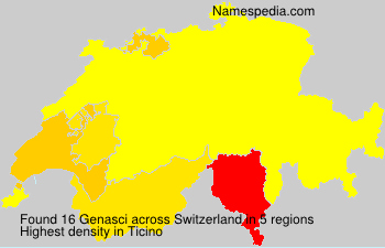 Surname Genasci in Switzerland Surname Genasci in Switzerland