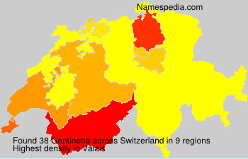 Surname Gentinetta in Switzerland Surname Gentinetta in Switzerland