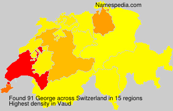 Surname George in Switzerland Surname George in Switzerland