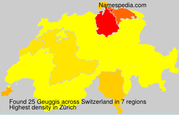 Surname Geuggis in Switzerland Surname Geuggis in Switzerland